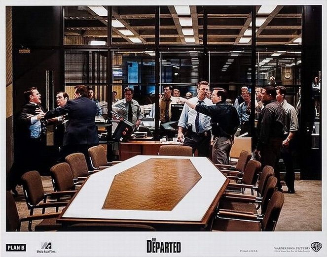 The Departed - Lobbykaarten - Matt Damon, Alec Baldwin, Mark Wahlberg
