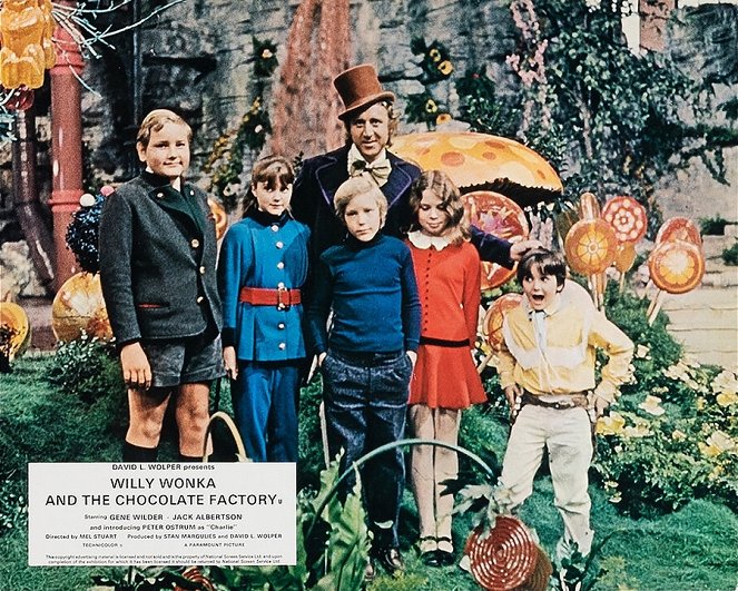 Willy Wonka & the Chocolate Factory - Lobby Cards - Michael Bollner, Denise Nickerson, Peter Ostrum, Gene Wilder, Julie Dawn Cole, Paris Themmen