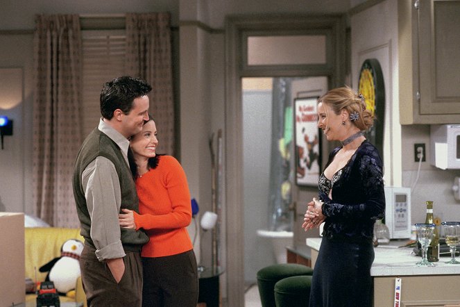 Friends - The One Where Everybody Finds Out - Van film - Matthew Perry, Courteney Cox, Lisa Kudrow