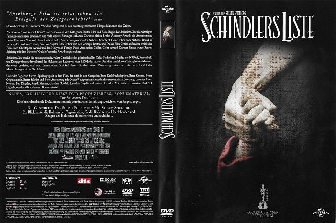 Schindlers Liste - Covers