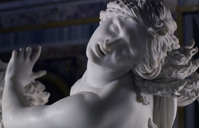 Bernini, en la Galería Borghese - De la película