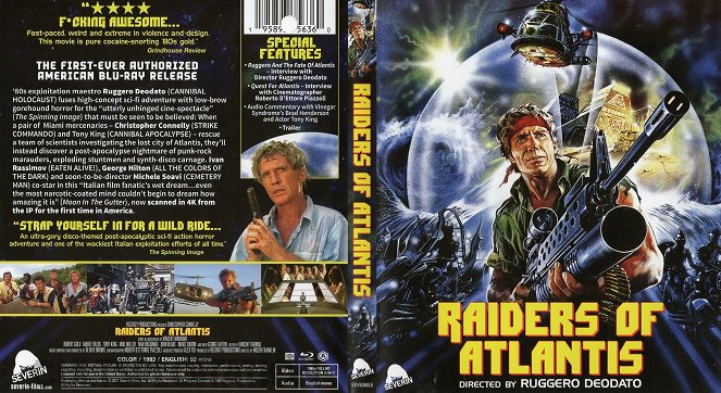 Raiders of Atlantis - Covers
