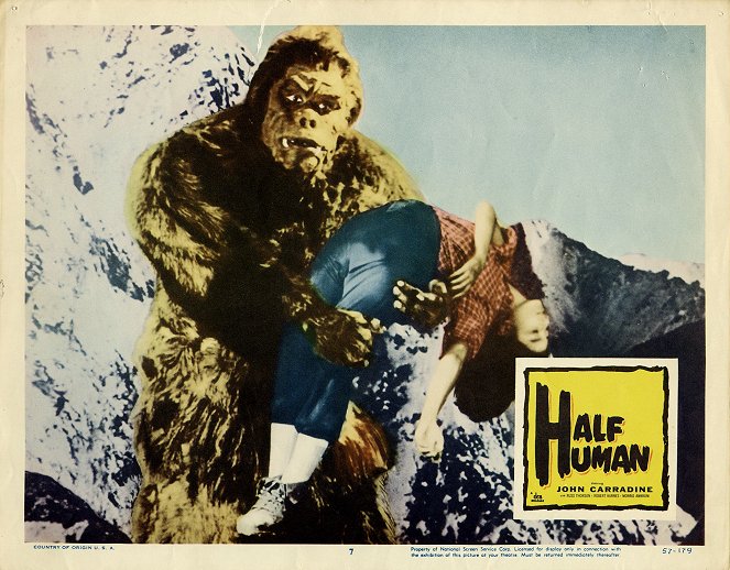 Half Human - Lobby Cards