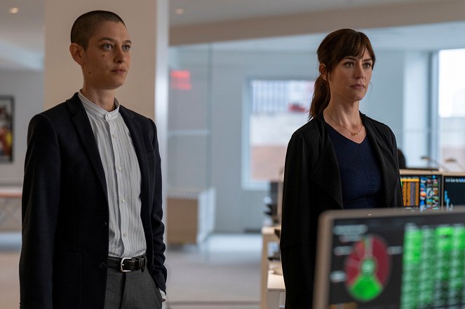 Billions - STD - Van film - Asia Kate Dillon, Maggie Siff