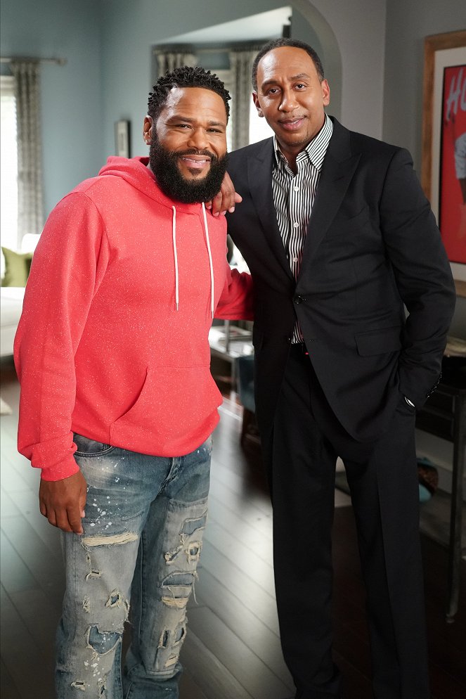 Black-ish - Bow-Mo - De filmagens - Anthony Anderson, Stephen A. Smith
