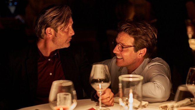 Még egy kört mindenkinek - Forgatási fotók - Mads Mikkelsen, Thomas Vinterberg