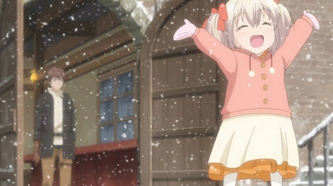 If It’s for My Daughter, I’d Even Defeat a Demon Lord - The Little Girl Is Fascinated by the Snow. - Photos