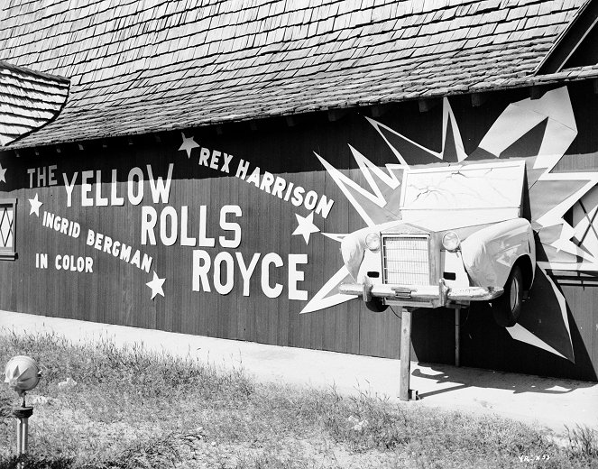 Der gelbe Rolls-Royce - Dreharbeiten