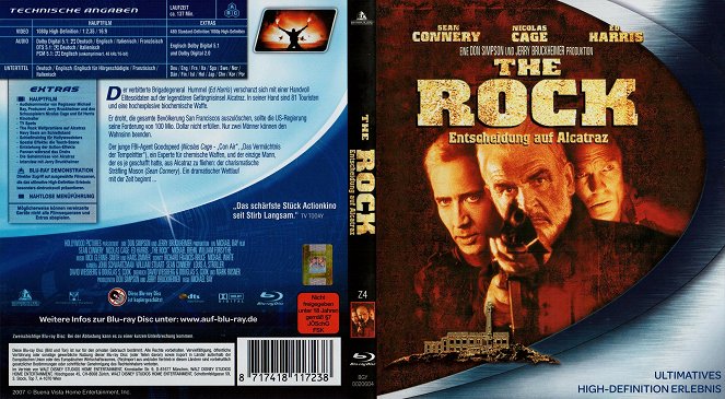 The Rock - Entscheidung auf Alcatraz - Covers