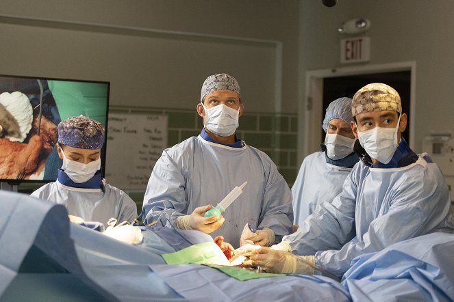 Grey's Anatomy - No Time to Die - Photos - Caterina Scorsone, Chris Carmack, Alex Landi