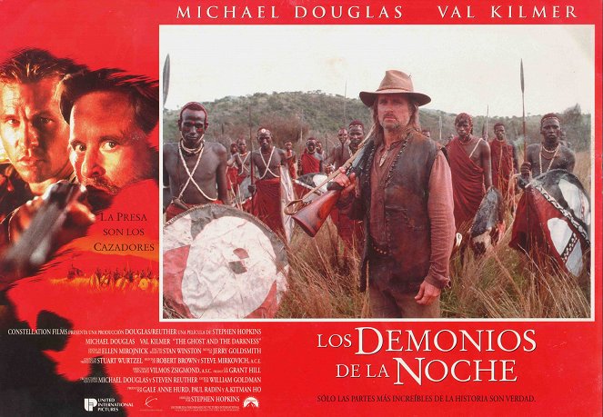 The Ghost and the Darkness - Lobbykaarten - Michael Douglas