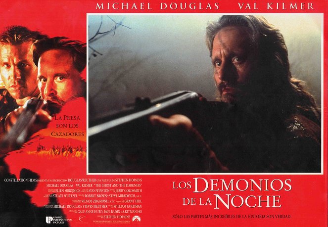 The Ghost and the Darkness - Lobby Cards - Michael Douglas
