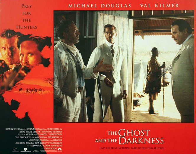 The Ghost and the Darkness - Cartões lobby - Bernard Hill, Val Kilmer, Tom Wilkinson