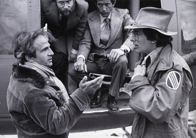 Blízká setkání třetího druhu - Z natáčení - François Truffaut, Steven Spielberg