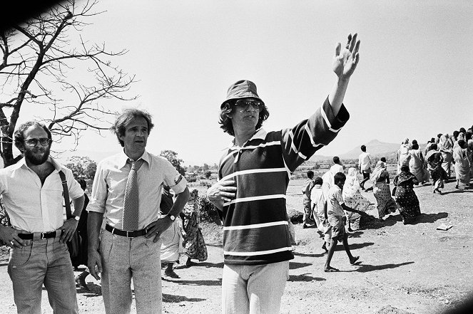 Rencontres du 3ème type - Tournage - Bob Balaban, François Truffaut, Steven Spielberg