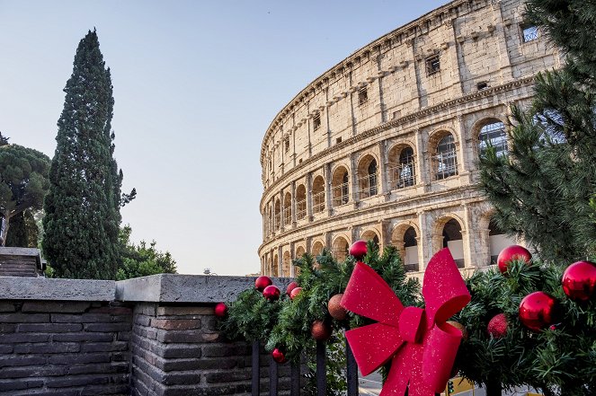Christmas in Rome - Z natáčení