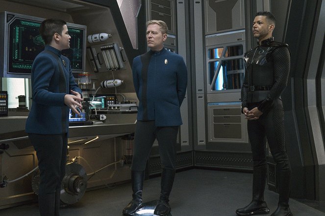 Star Trek: Discovery - Season 4 - Rosetta - Photos - Blu del Barrio, Anthony Rapp, Wilson Cruz