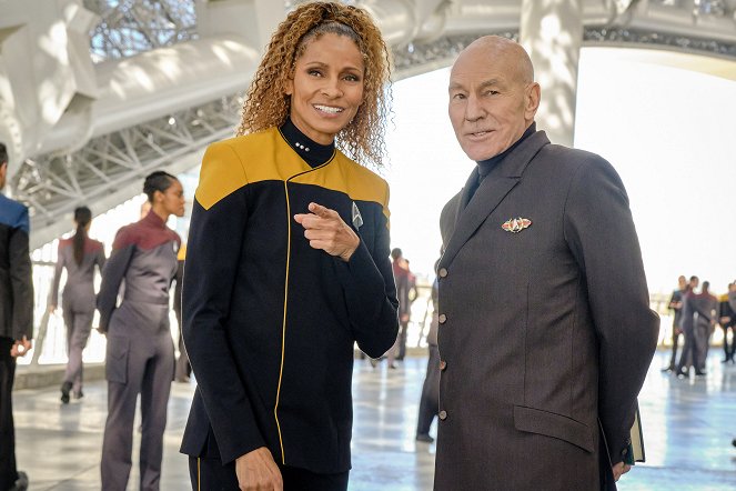 Star Trek: Picard - Die Stargazer - Filmfotos - Michelle Hurd, Patrick Stewart