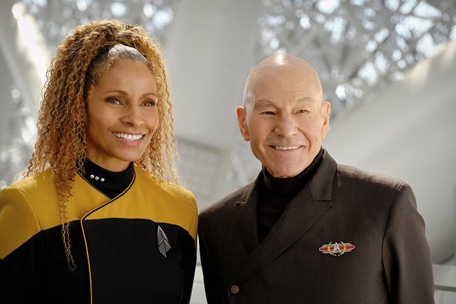 Star Trek: Picard - Die Stargazer - Filmfotos - Michelle Hurd, Patrick Stewart