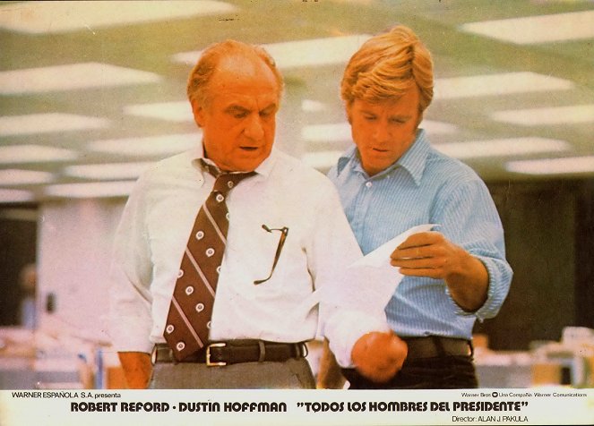 Die Unbestechlichen - Lobbykarten - Jack Warden, Robert Redford