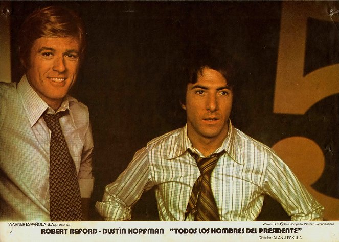 Os Homens do Presidente - Cartões lobby - Robert Redford, Dustin Hoffman