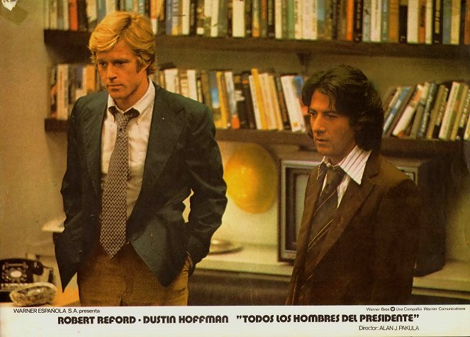 Os Homens do Presidente - Cartões lobby - Robert Redford, Dustin Hoffman