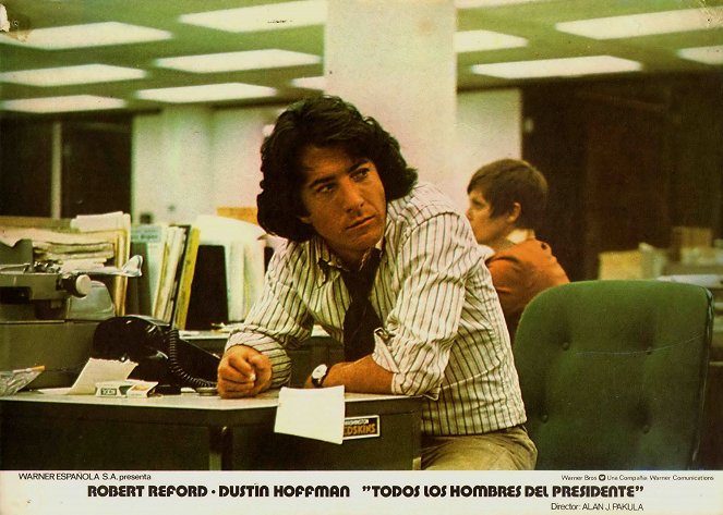 Os Homens do Presidente - Cartões lobby - Dustin Hoffman
