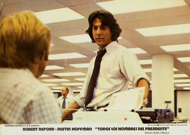 All the President's Men - Lobbykaarten - Dustin Hoffman