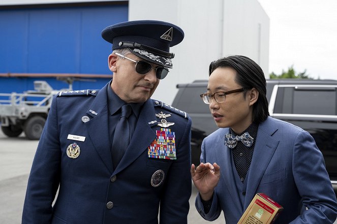 Fuerza Espacial - La delegación china - De la película - Steve Carell, Jimmy O. Yang