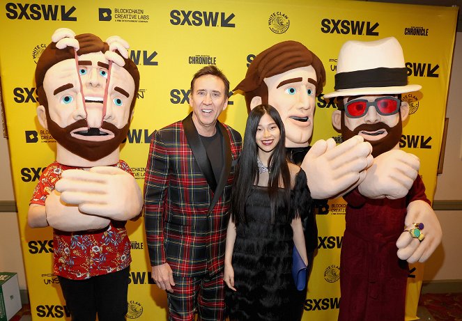 The Unbearable Weight of Massive Talent - Evenementen - Premiere of "The Unbearable Weight of Massive Talent" during the 2022 SXSW Conference and Festivals at The Paramount Theatre on March 12, 2022 in Austin, Texas - Nicolas Cage, Riko Shibata