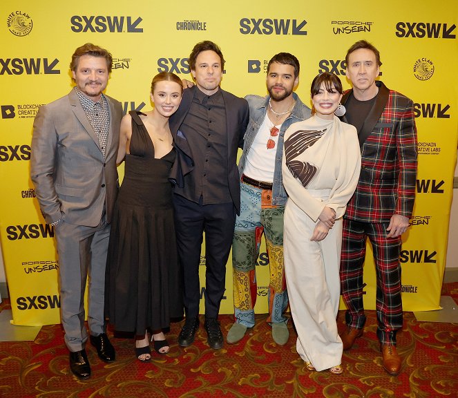 The Unbearable Weight of Massive Talent - Evenementen - Premiere of "The Unbearable Weight of Massive Talent" during the 2022 SXSW Conference and Festivals at The Paramount Theatre on March 12, 2022 in Austin, Texas - Pedro Pascal, Lily Mo Sheen, Tom Gormican, Alessandra Mastronardi, Nicolas Cage