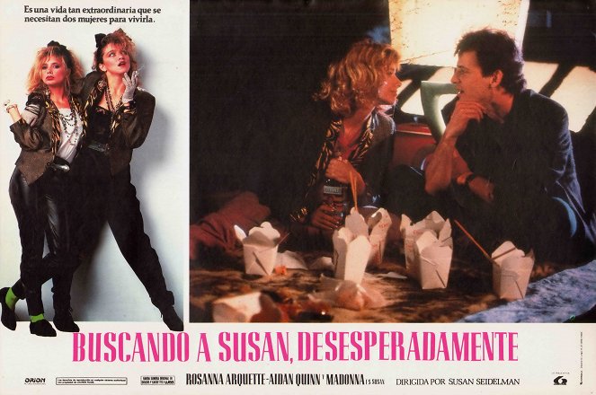 Susan... verzweifelt gesucht - Lobbykarten - Rosanna Arquette, Aidan Quinn