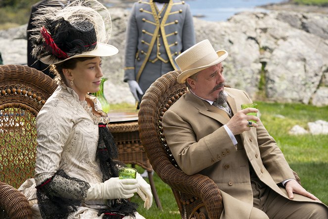 The Gilded Age - Tucked Up in Newport - Photos - Carrie Coon, Nathan Lane