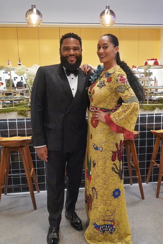 Black-ish - And the Winner Is... - Del rodaje - Anthony Anderson, Tracee Ellis Ross