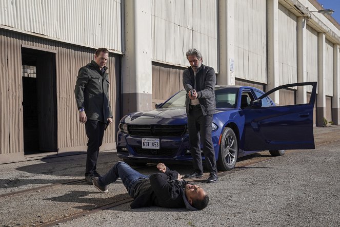 NCIS - Tengerészeti helyszínelők - Season 19 - Egy húron pendülve - Filmfotók - Sean Murray, Jose  Pablo Cantillo, Gary Cole