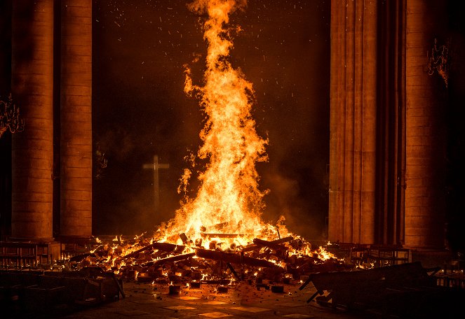 Notre Dame on Fire - Photos