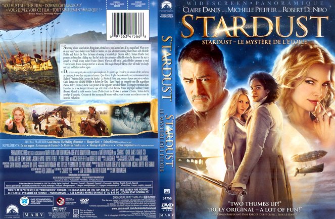 Stardust - O Mistério da Estrela Cadente - Capas