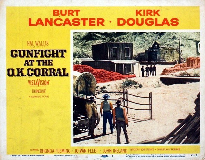 Gunfight at the O.K. Corral - Cartões lobby