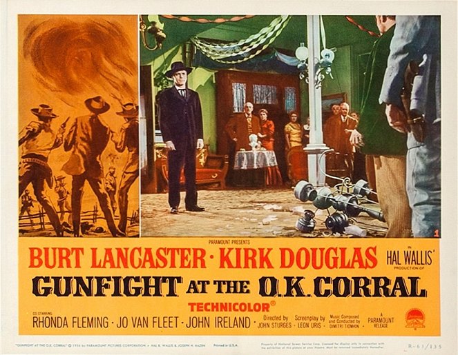 Gunfight at the O.K. Corral - Cartes de lobby