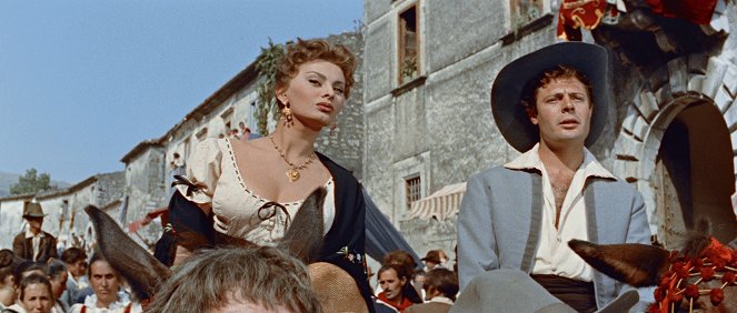 La Bella mugnaia - Z filmu - Sophia Loren, Marcello Mastroianni