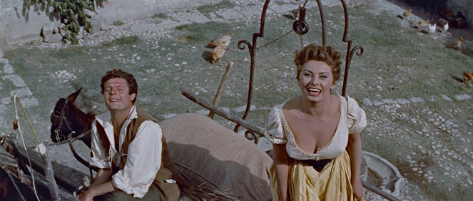 Krásná mlynářka - Z filmu - Marcello Mastroianni, Sophia Loren