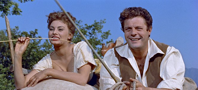 Krásná mlynářka - Z filmu - Sophia Loren, Marcello Mastroianni
