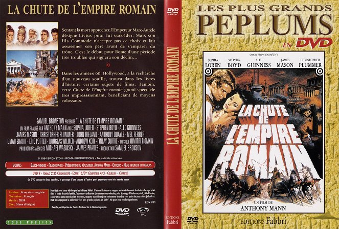 The Fall of the Roman Empire - Covers