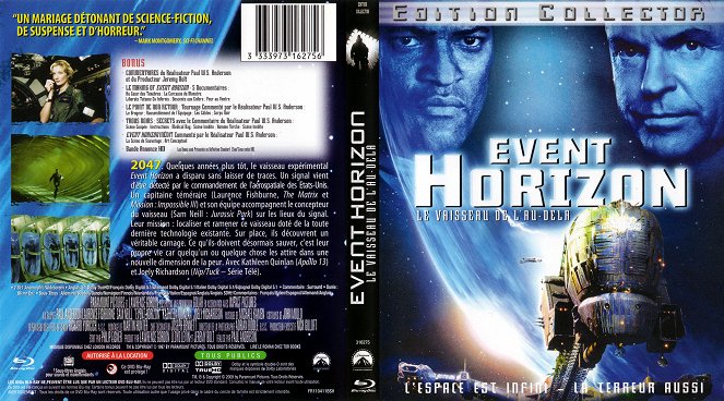 Event Horizon - Le vaisseau de l'au-delà - Couvertures