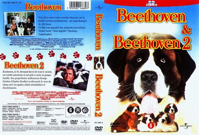 Beethoven, uno más de la familia - Carátulas
