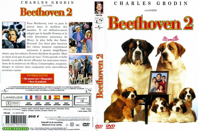 Beethoven 2: la familia crece - Carátulas