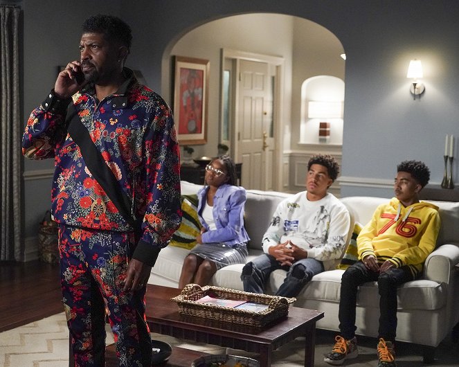 Black-ish - Young, Gifted and Black - Photos - Deon Cole, Marsai Martin, Marcus Scribner, Miles Brown