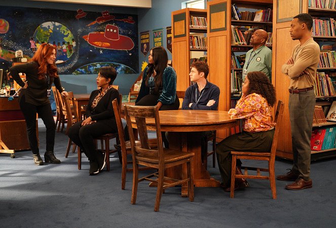 Abbott Elementary - Desking - Filmfotos - Lisa Ann Walter, Sheryl Lee Ralph, Janelle James, Chris Perfetti, Quinta Brunson, William Stanford Davis, Tyler James Williams