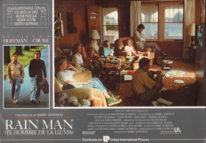 Rain Man: Encontro De Irmãos - Cartões lobby - Tom Cruise, Dustin Hoffman