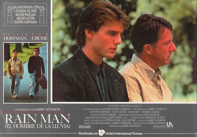 Rain Man: Encontro De Irmãos - Cartões lobby - Tom Cruise, Dustin Hoffman